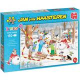 Jumbo Barnpussel Klassiska pussel Jumbo Jan Van Haasteren Junior the Snowman 150 Pieces