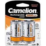 Camelion NiMH Batterier & Laddbart Camelion LR20/D uppladdningsbara batterier 2500 mAh