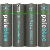 Batterier - Laddningsbara standardbatterier - Li-ion Batterier & Laddbart Paleblue AA USB Rechargeable Smart Batteries