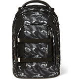 Satch pack skolryggsäck ergonomisk, 30 liter, organisationstalentv, Mountain Grid – grå, Einheitsgröße, skolryggsäck