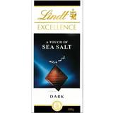 Lindt Vanilj Choklad Lindt Excellence Sea Salt Dark Chocolate Bar 100g