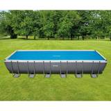 Intex pool 366 cm Intex Poolöverdrag solenergi blå 732x366 cm polyeten