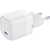 Batterier & Laddbart Gear charger 220v 1xusb-c pd/pps 25w white