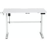 Höj- & Sänkbart Gamingbord Deltaco LINE WT95 Electric Gaming Desk White, 1400x750x1180mm