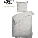 Night & Day Textilier Night & Day påslakanset - Leo Sand Ekologisk bomull