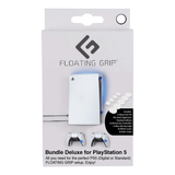 Silikon Spelkontroll- & Konsolstativ Floating Grip PS5 Wall Mount Deluxe Set - White