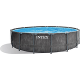 Intex Ovanmark pooler Intex Greywood Prism Frame Premium-poolset 457x122 cm