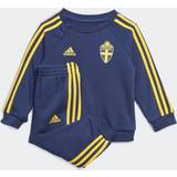 Gula Tracksuits Barnkläder adidas Sverige Träningsoverall DNA Bestick Navy/Gul