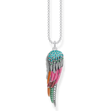 Thomas Sabo Parrot Wing Necklace - Silver/Multicolour