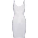 Slim Klänningar Pieces Long Single Undershirt Dress - White