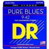 DR Strängar DR Strings PHR-9 Pure blues el-gitarrsträngar, 009-042