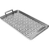 Grillform Traeger Grills ModiFIRE Fish & Veggie Stainless Steel Grill Tray