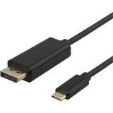Deltaco USB C-DisplayPort 1.2 1m