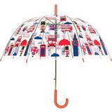 Transparent Paraplyer X-Brella UK Souvenir Dome Umbrella