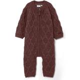 Gröna Jumpsuits Barnkläder Name It Merino Wool Knit Suit (13199195)