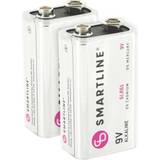 Batterier & Laddbart Smartline 9V batteri 2-pack