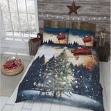 MCU Christmas Tree Northern Lights Bed Set 135x200cm