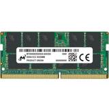 32 GB - SO-DIMM DDR4 RAM minnen Crucial Micron SO-DIMM DDR4 3200MHz ECC 32GB (MTA18ASF4G72HZ-3G2R)