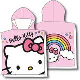 Hello Kitty Babyhanddukar Hello Kitty Baby Poncho Hooded Towel