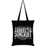 Svarta Tygkassar Grindstore Keep Out Of Direct Sunlight Tote Bag
