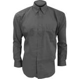 Herr - Lila - Oxfordskjortor Kustom Kit Men's Long Sleeve Corporate Oxford Shirt