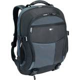 Fack för laptop/surfplatta Datorväskor Targus Atmosphere Laptop Backpack 17-18" - Black/Blue