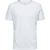 Selected Herr - Vita Överdelar Selected Short Sleeve O-neck W T-shirt