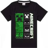 Korta ärmar Pyjamasar Minecraft Boy's Short Pyjama Set - Black/Green/Grey