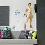 Star Wars Inredningsdetaljer RoomMates Wars Episode IX Rey Peel & stick Giant Wall Decals