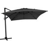 Frihängande parasoll Brafab Varallo frihängande parasoll 300x400 antracit/grå