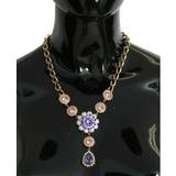 Dolce & Gabbana Smycken Dolce & Gabbana Brass Crystal Pearl Pendants