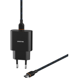 Laddare Batterier & Laddbart Unisynk USB-C Slim väggladdningskit (svart)