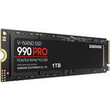 PCIe Gen4 x4 NVMe - SSDs Hårddiskar Samsung 990 PRO SSD MZ-V9P1T0BW 1TB