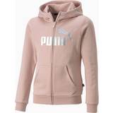 Puma Essentials+ Logo Full-Zip Hoodie Youth - Rose Quartz (672113_47)