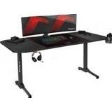 Aluminium Gamingbord Huzaro 4.7 gaming desk Black, 1600x750x750mm