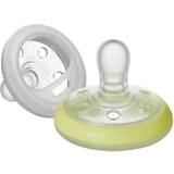Tommee Tippee Gula Nappar & Bitleksaker Tommee Tippee C2N Closer to Nature Night 6-18m napp Natural 2 st