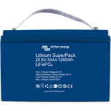 Batterier Batterier & Laddbart Victron Energy Lithium SuperPack 25,6V/50Ah