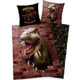 Dinosaurier Bäddset Barnrum MCU Dinosaur 3d Sängkläder 135x200cm