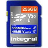 Integral Minneskort Integral 256GB V30 4K SD card