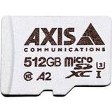 512 GB Minneskort Axis Surveillance microSDXC Class 10 UHS-I U3 A2 100/39 MB/s 512GB +SD adapter