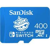Nintendo switch minneskort Minneskort & USB-minnen SanDisk Nintendo Switch microSDXC Class 10 UHS-I U3 100/90 MB/s 400GB +Adapter