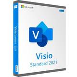 Windows Kontorsprogram Microsoft Visio Standard 2021
