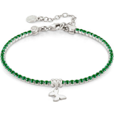 Nomination Chic & Charm Butterfly Bracelet - Silver/Green