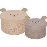 Bruna - Teddy Bears Förvaring Jabadabado Storage Box Teddy 2-pack