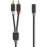 Nedis Proson Arctic 3.5mm-2x RCA-hane, 2