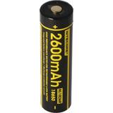 NiteCore Batterier Batterier & Laddbart NiteCore NL1826R 18650 2600 mAh litiumbatteri
