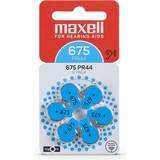 Maxell Batterier - Hörapparatsbatteri Batterier & Laddbart Maxell 675 hörapparatsbatteri 6-pack