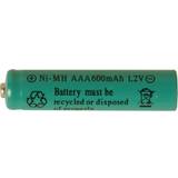 Batterier - Laddningsbara standardbatterier Batterier & Laddbart Star Trading 1.2V Ni-MH AAA Rechargeable Battery 600mAh Compatible