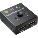 Techly Kablar Techly IDATA-HDMI-22BI2 bild-switchar