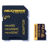 Minneskort Nextbase Pro microSDXC Class 10 U3 V30 100/70 MB/s 128GB +SD Adapter